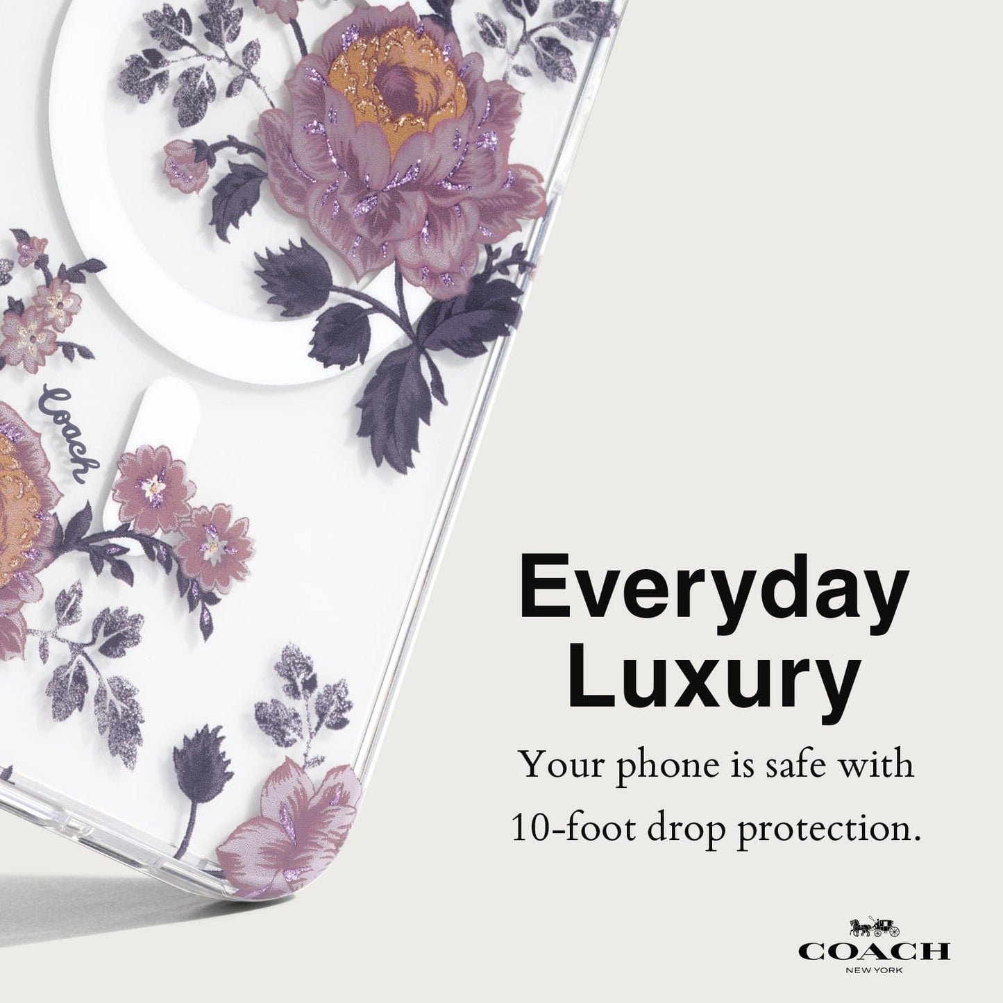 Coach Moody Floral MagSafe - iPhone 15 / 14 / 13