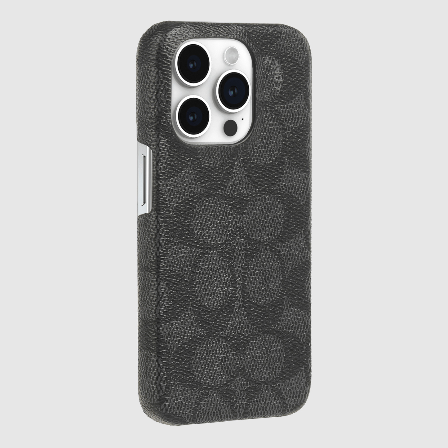 Coach Slim Wrap Signature Canvas Charcoal - iPhone 15 Pro