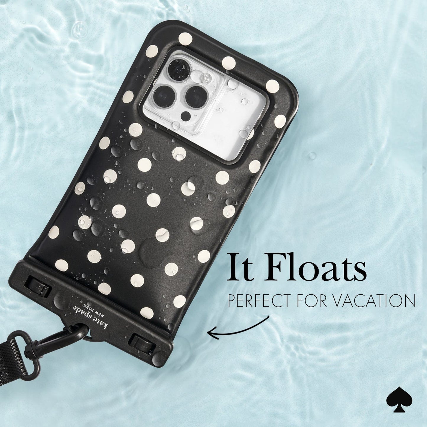 kate spade new york Picture Dot Waterproof Floating Pouch