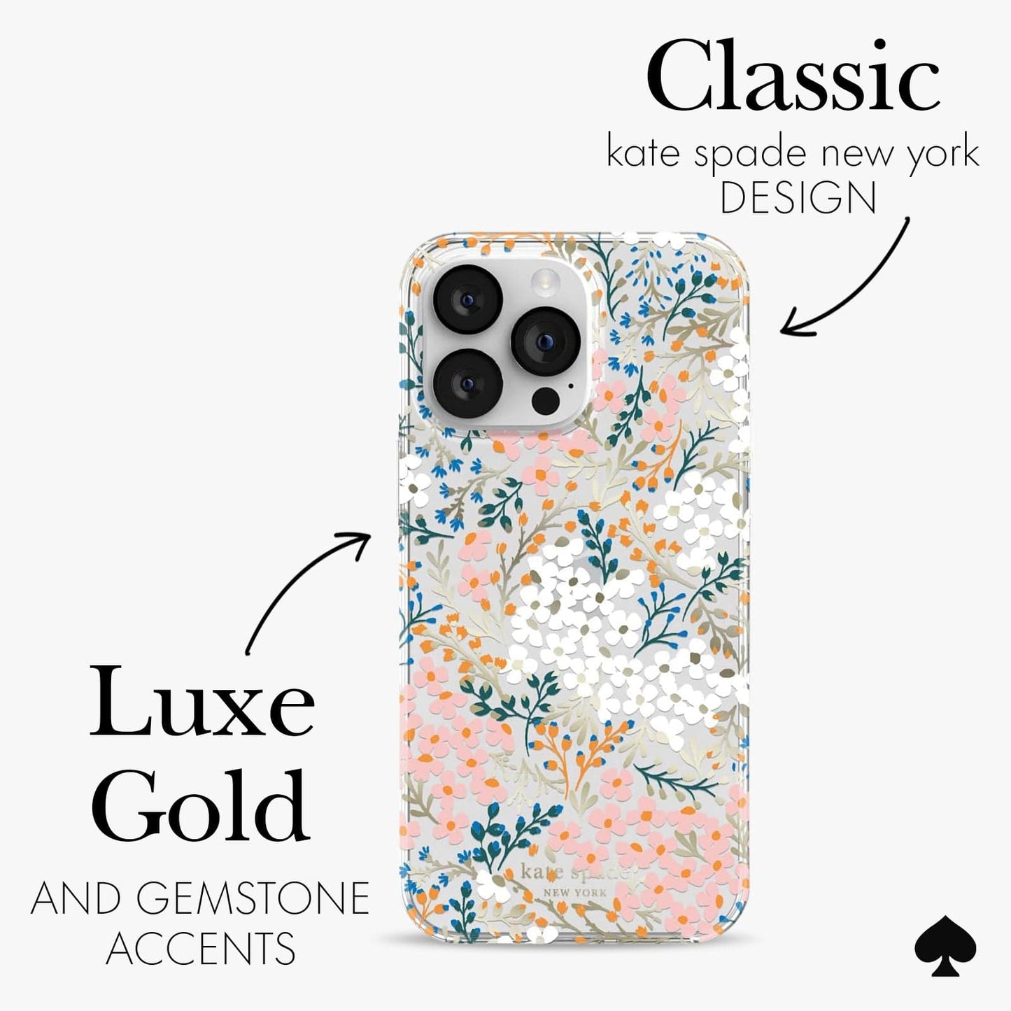 kate spade new york Multi Floral Rose - iPhone 14 Pro Max