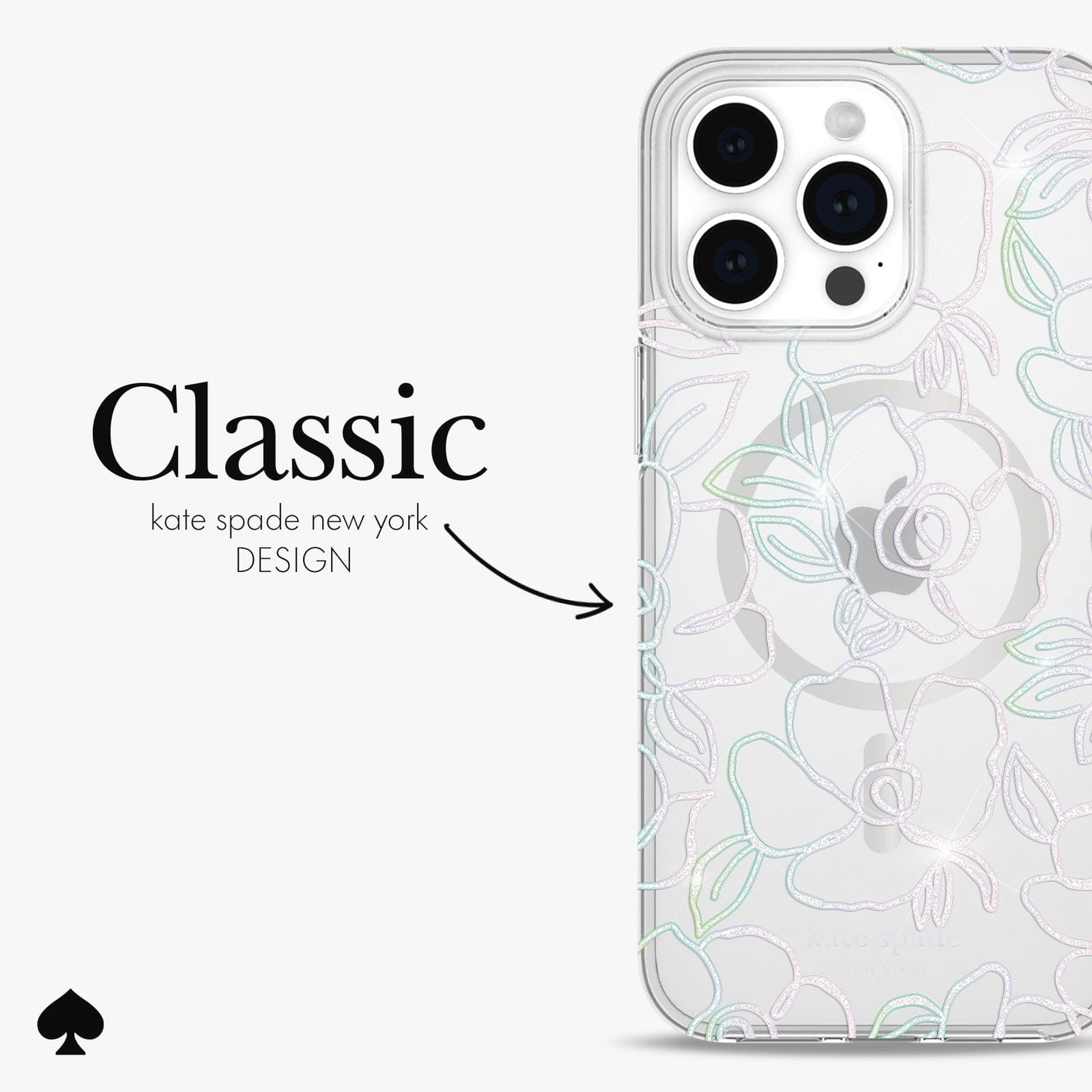 kate spade new york Modern Floral MagSafe - iPhone 15 Pro Max