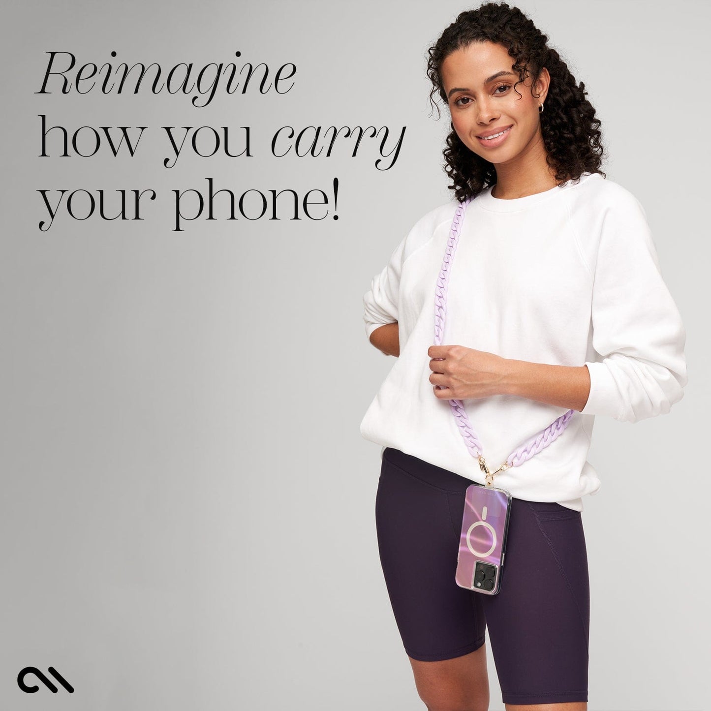 Lavender Chain Phone Crossbody