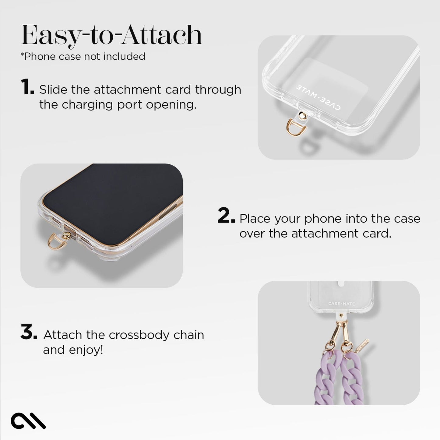 Lavender Chain Phone Crossbody