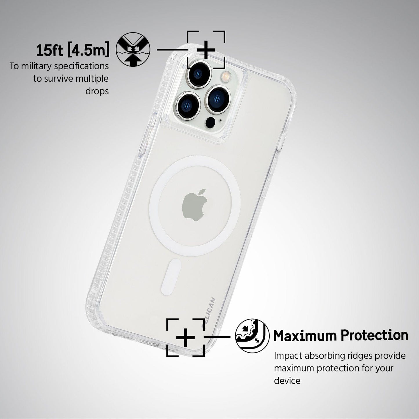 Pelican Ranger Clear (MagSafe) - iPhone 13 Pro