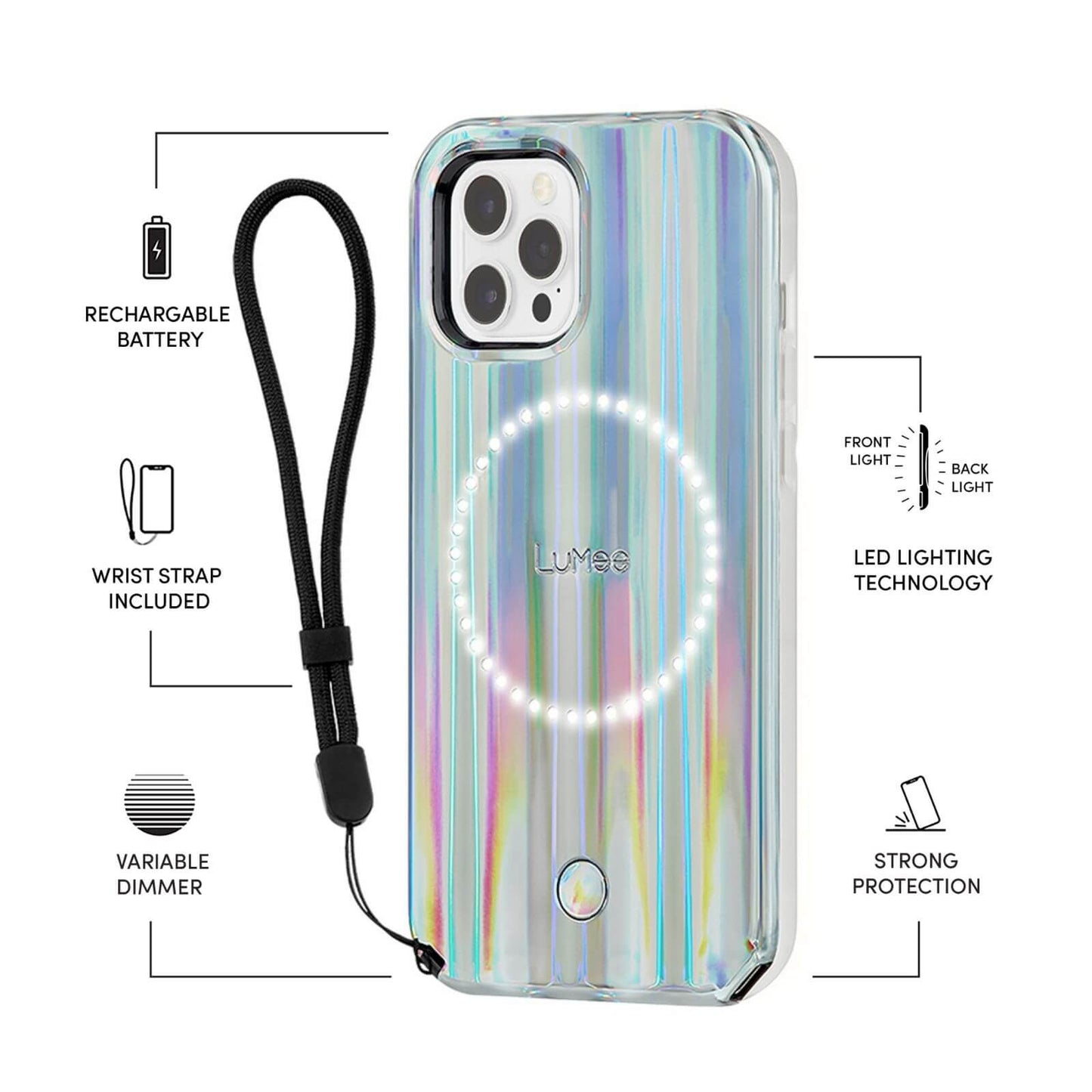 LuMee Halo Holographic - iPhone 12 Pro Max