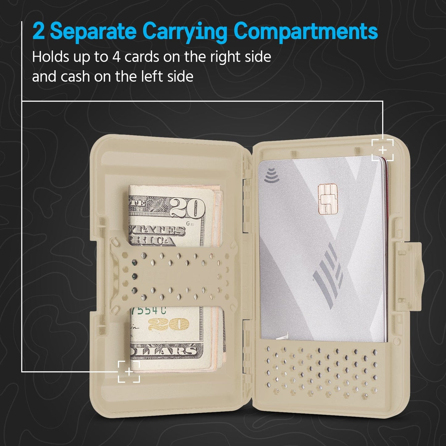 Pelican Protector Desert Tan MagSafe Wallet