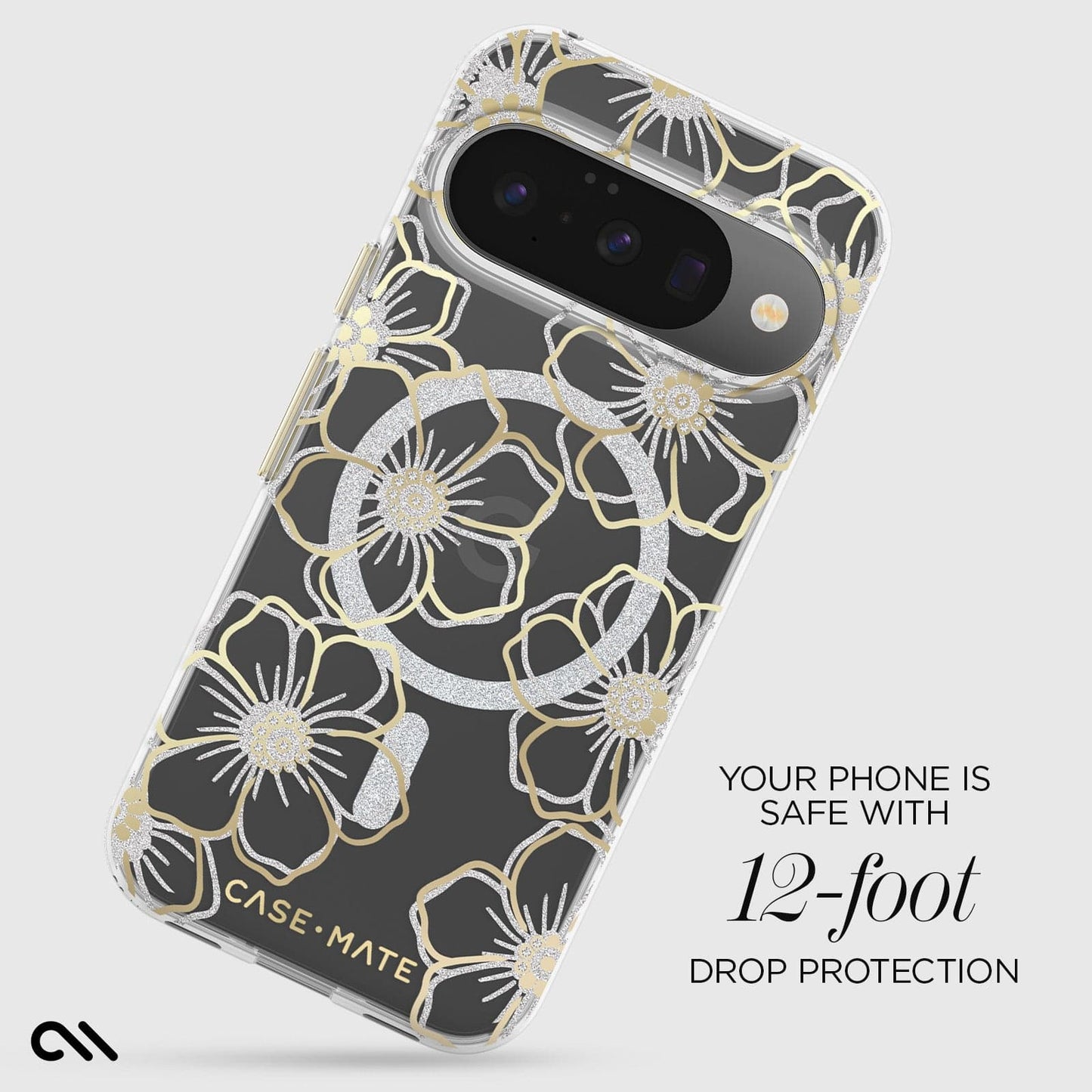 Floral Gems with Magnet - Pixel 10 / 10 Pro