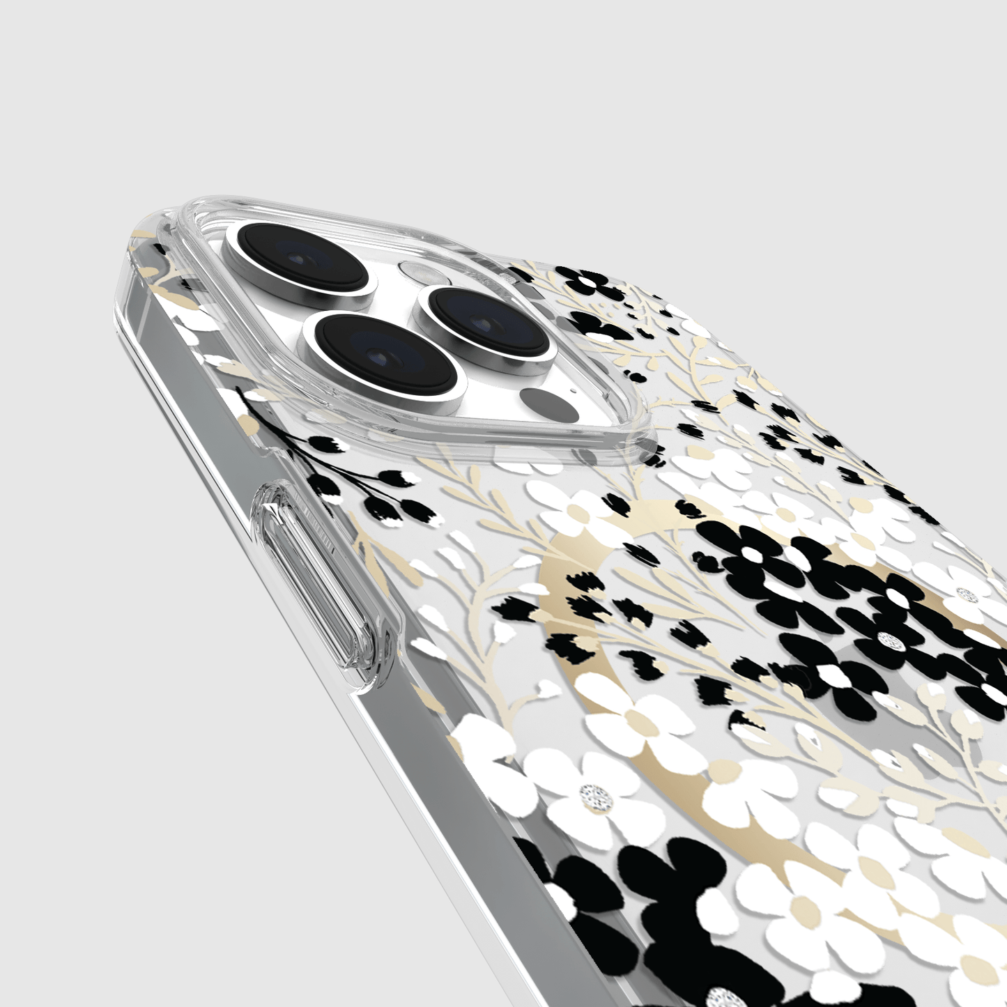kate spade new york Multi Floral Black and White MagSafe - iPhone 15 Pro Max