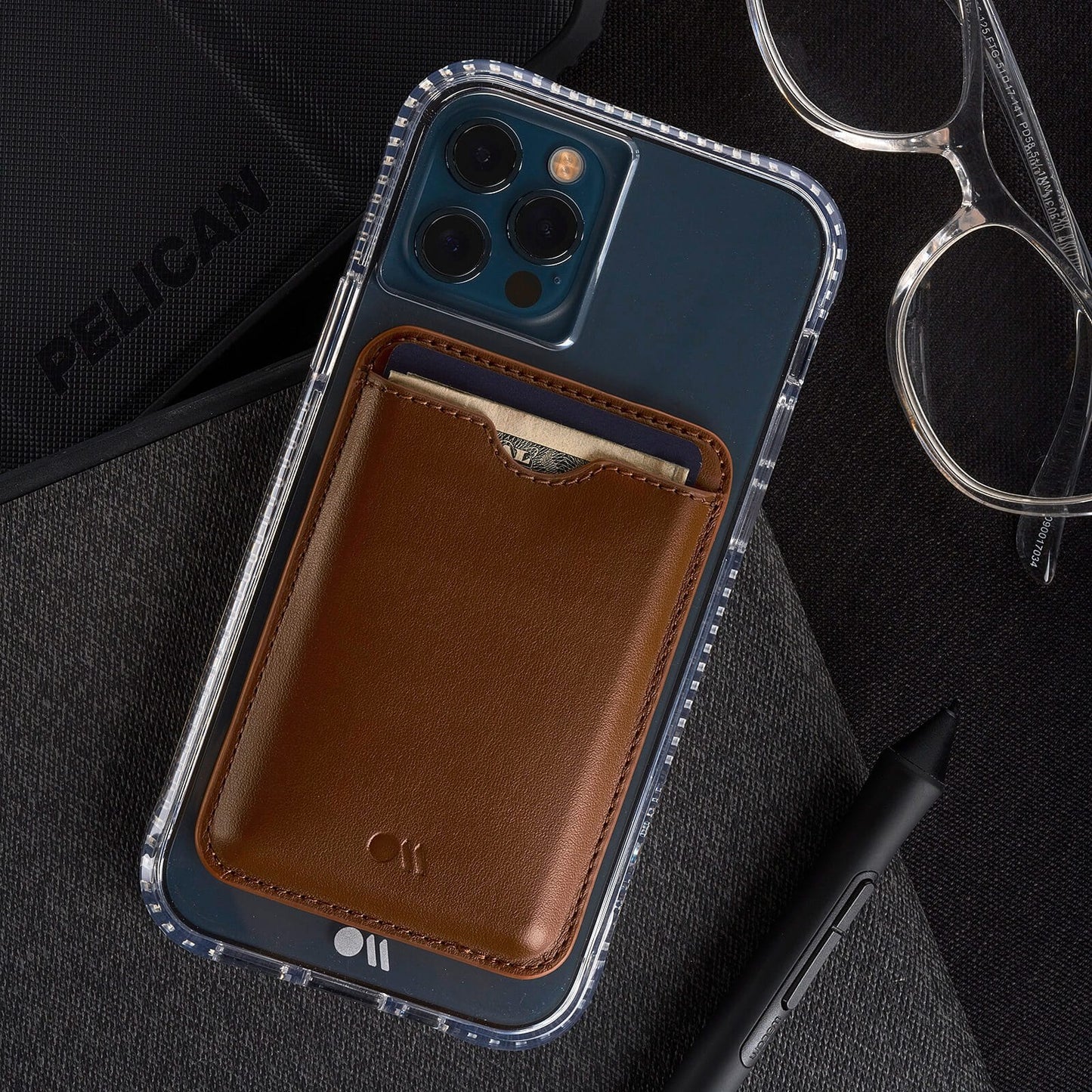 Cognac Brown MagSafe Wallet