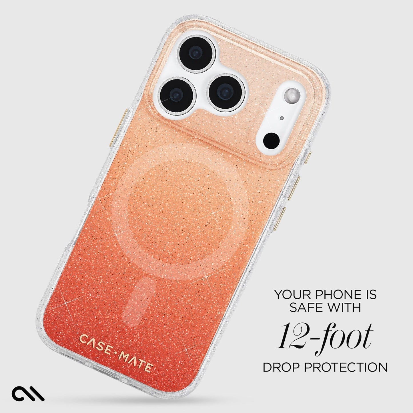 Sheer Twinkle Orange Ombré MagSafe - iPhone 17 Pro