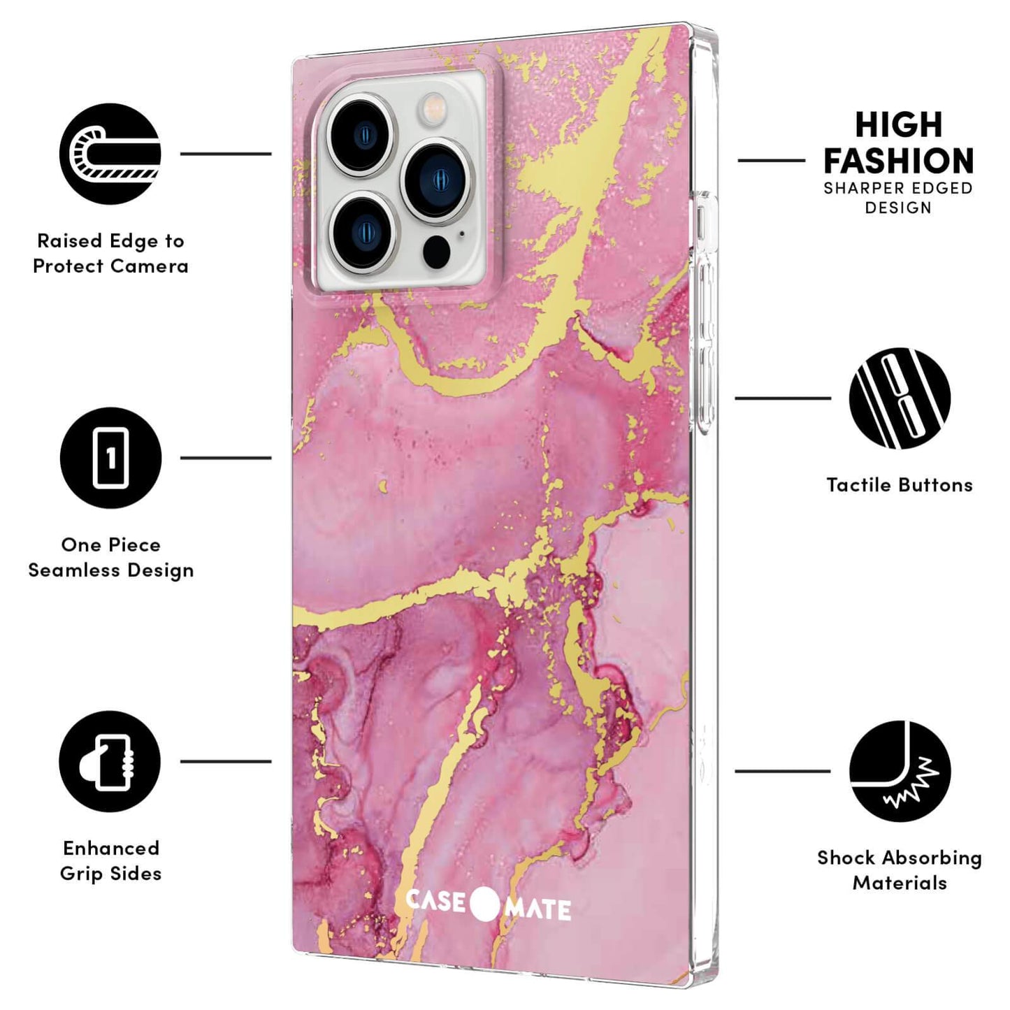 BLOX (Magenta Marble) - iPhone 13 Pro