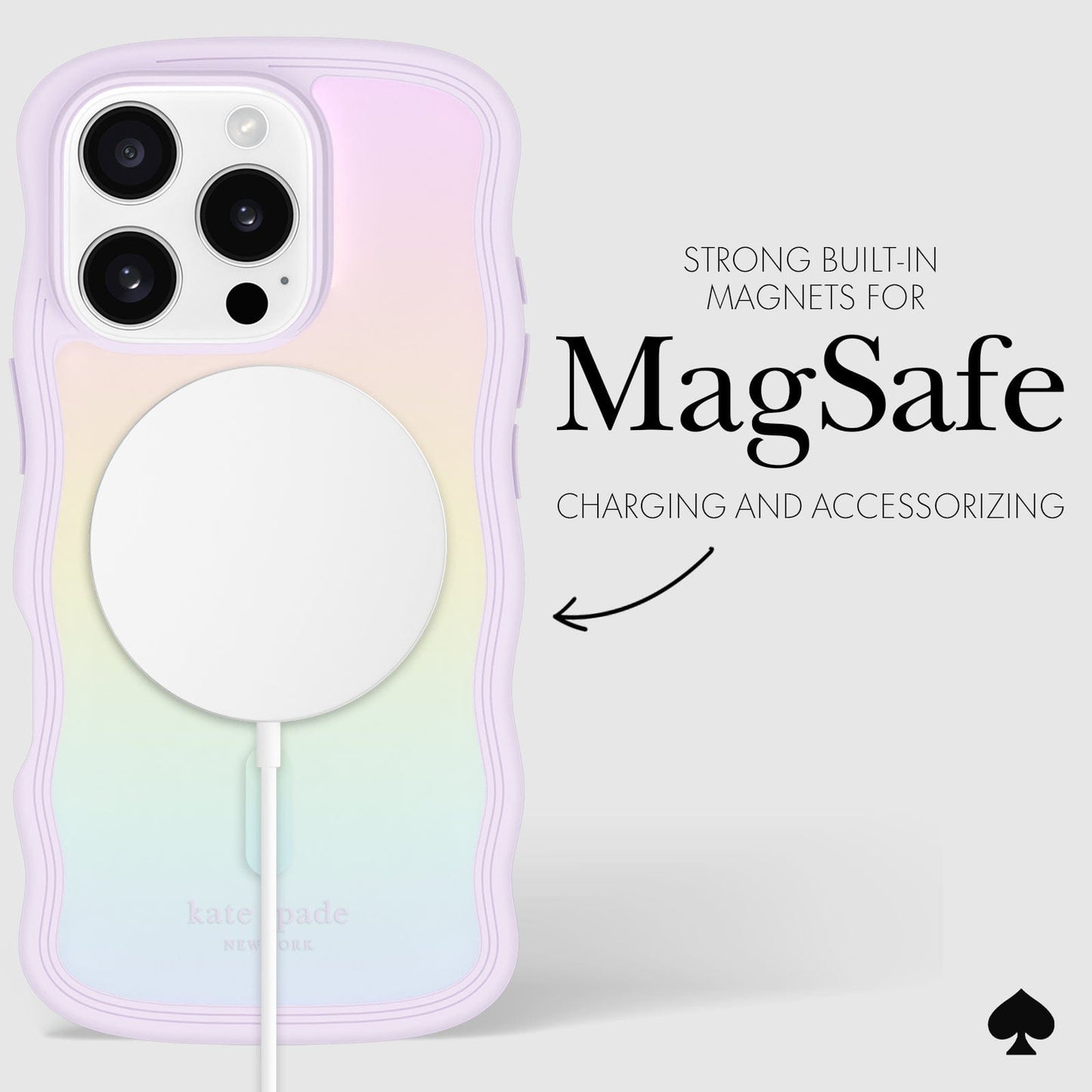 kate spade new york Wavy Opal Iridescent MagSafe - iPhone 16 Pro