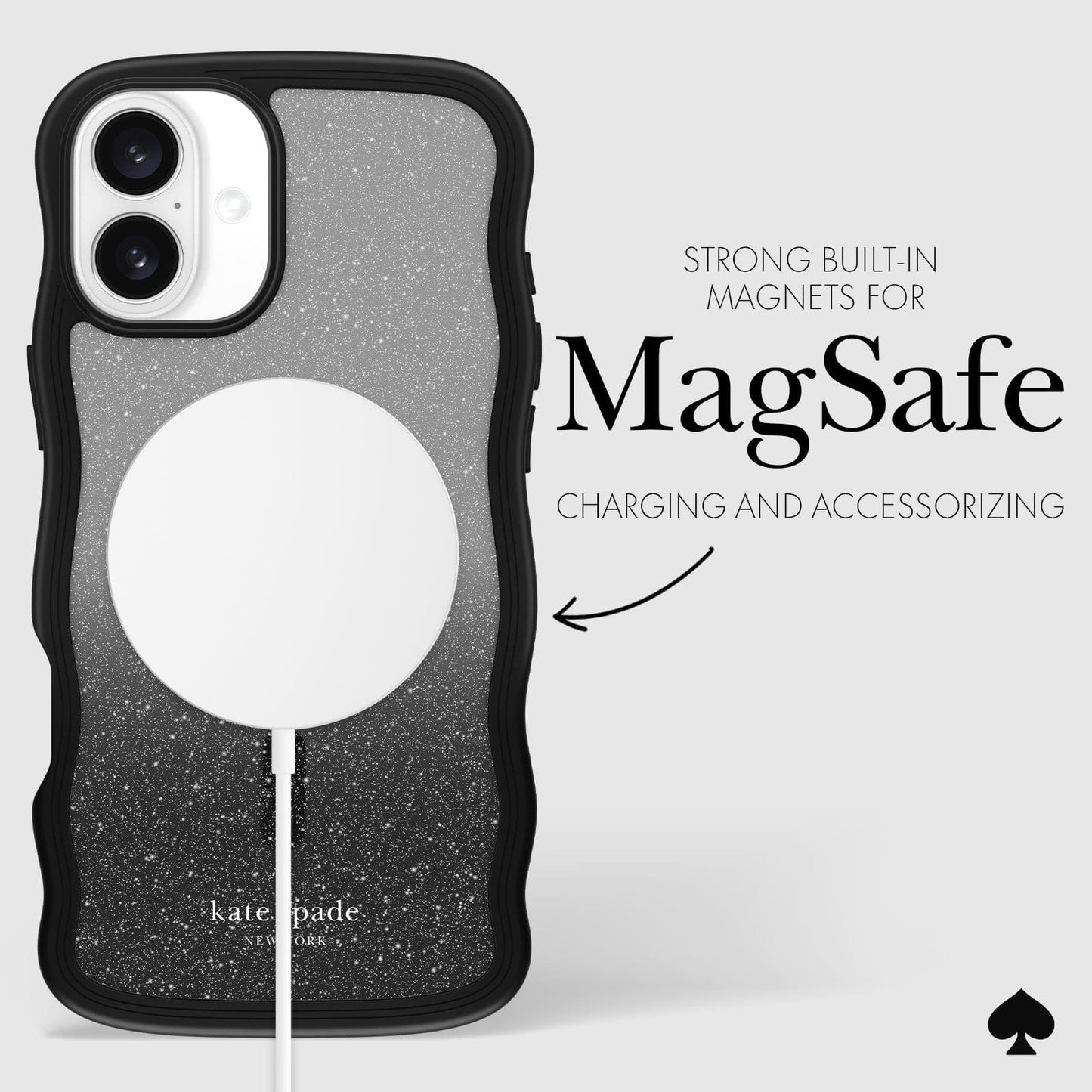 kate spade new york Wavy Nightfall MagSafe - iPhone 16 Plus