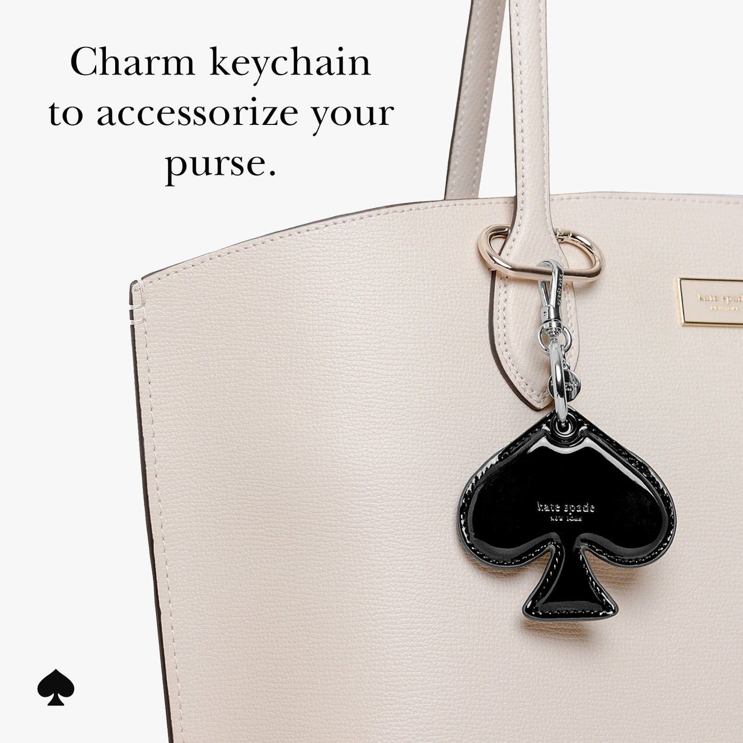 kate spade new york Spade Charm AirTag Keychain