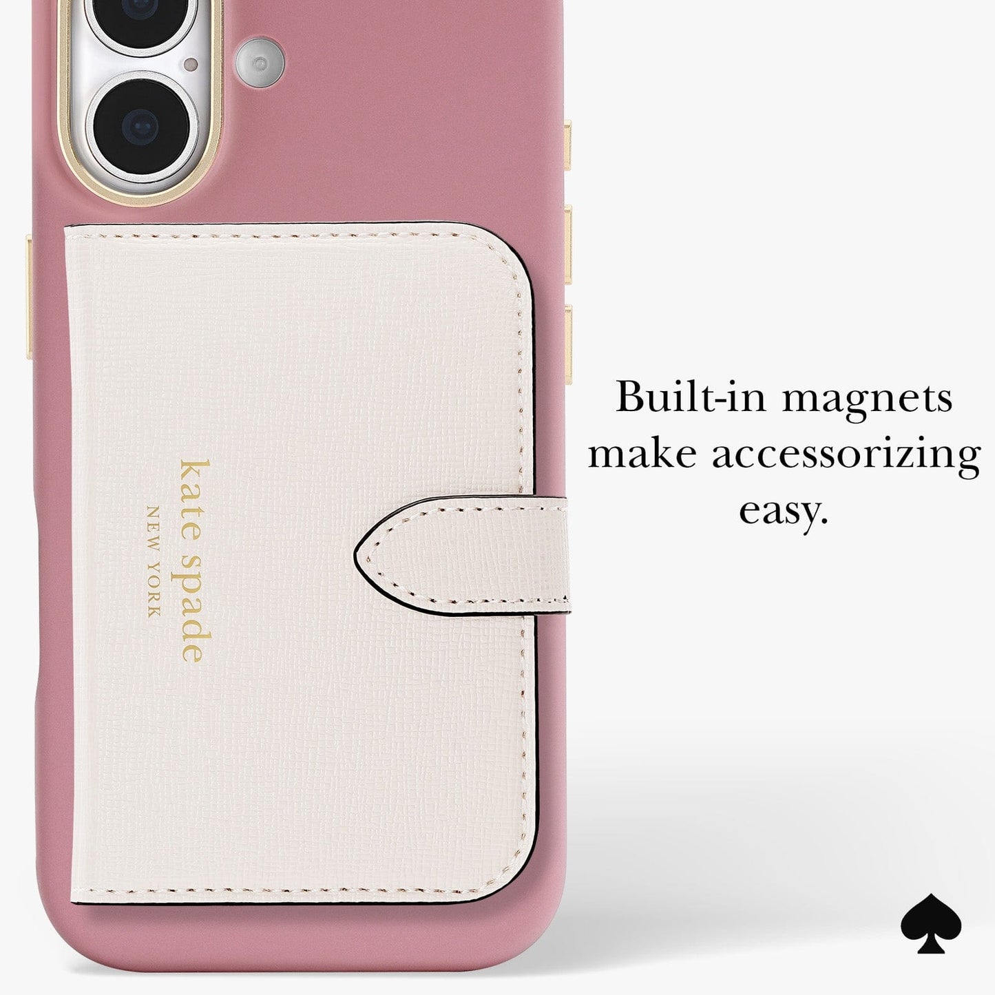 kate spade new york Icon Dusk Rose MagSafe - iPhone 17