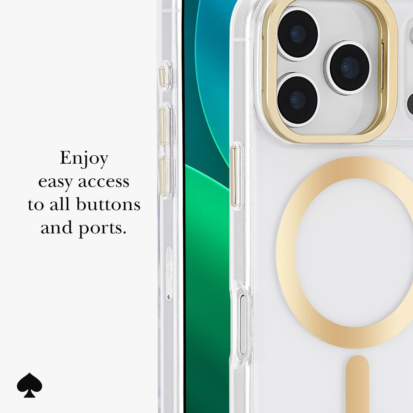 kate spade new york Icon Clear MagSafe - iPhone 17 Pro