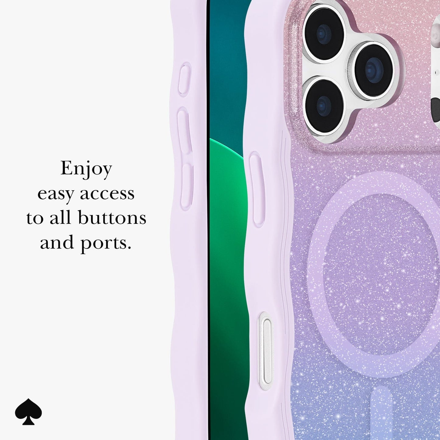 kate spade new york Wavy Opal MagSafe - iPhone 17 Pro