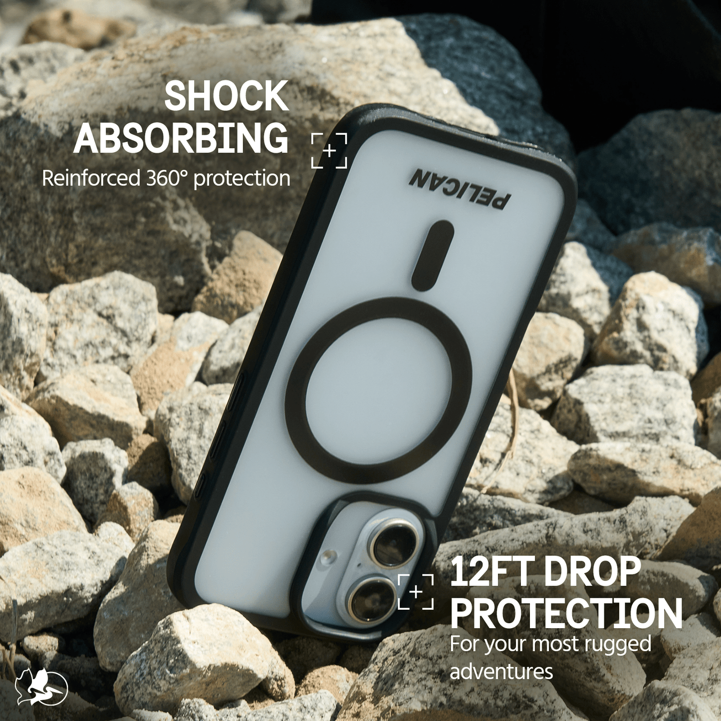 Pelican Ranger Frosted Clear MagSafe - iPhone 16 Plus