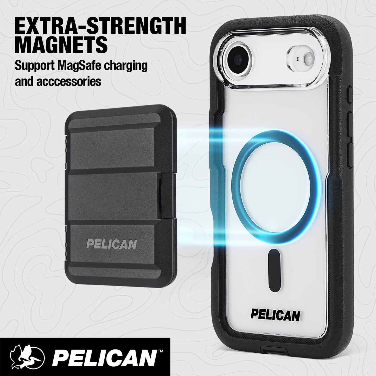 Pelican Voyager Clear/ Black MagSafe - iPhone Air