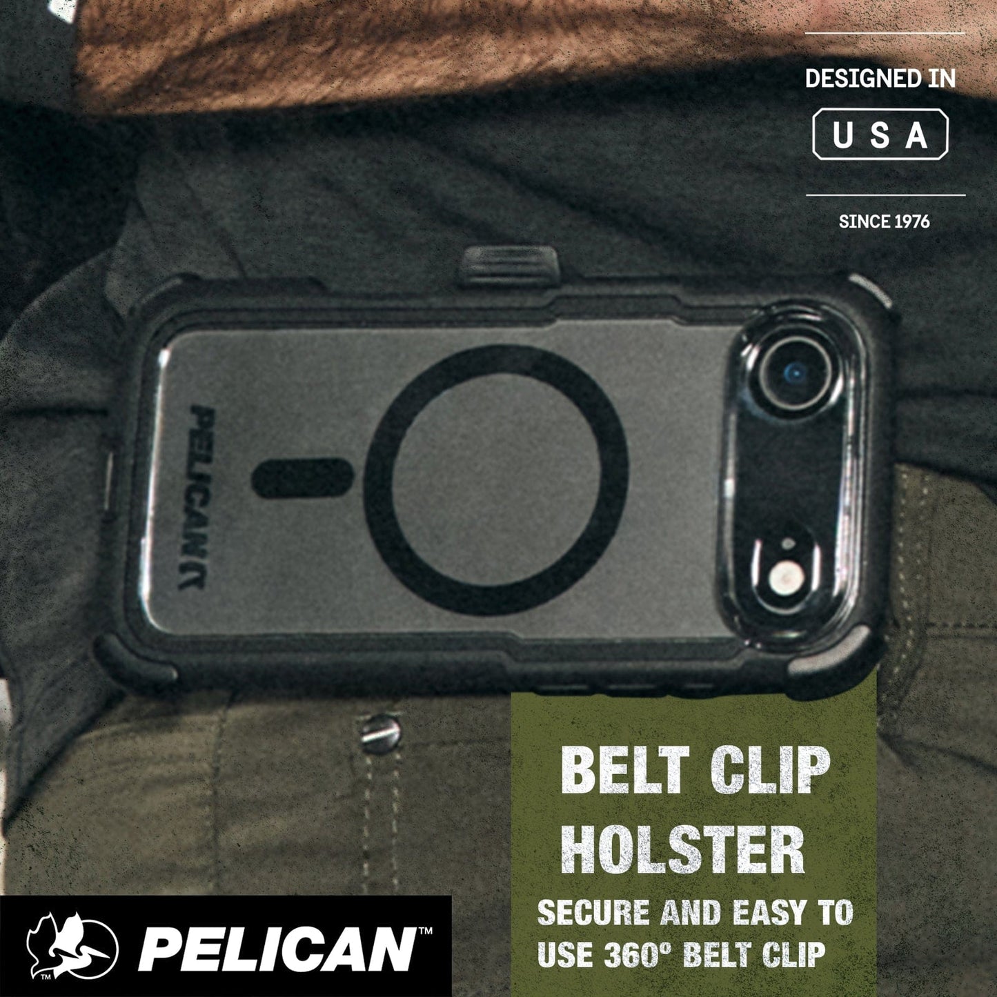 Pelican Voyager Clear/ Black MagSafe - iPhone Air