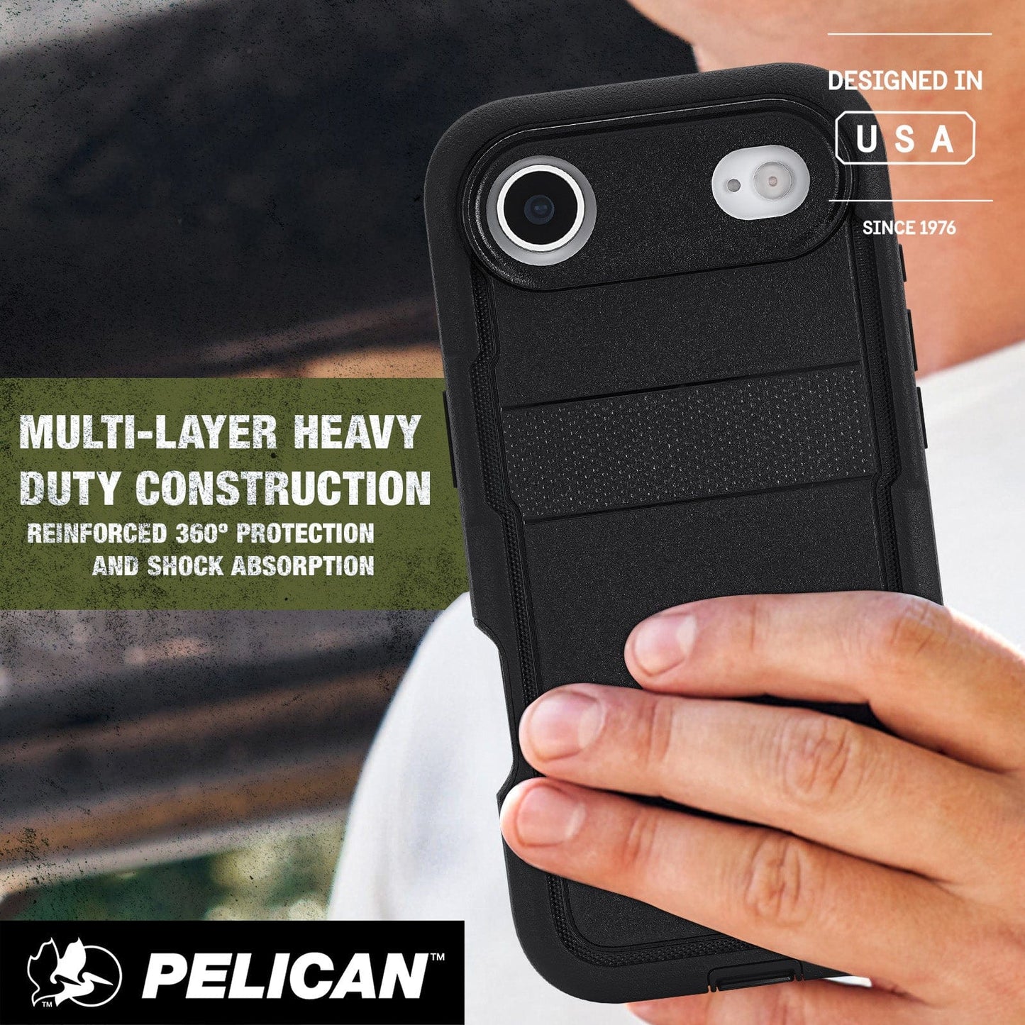 Pelican Voyager Black MagSafe - iPhone Air