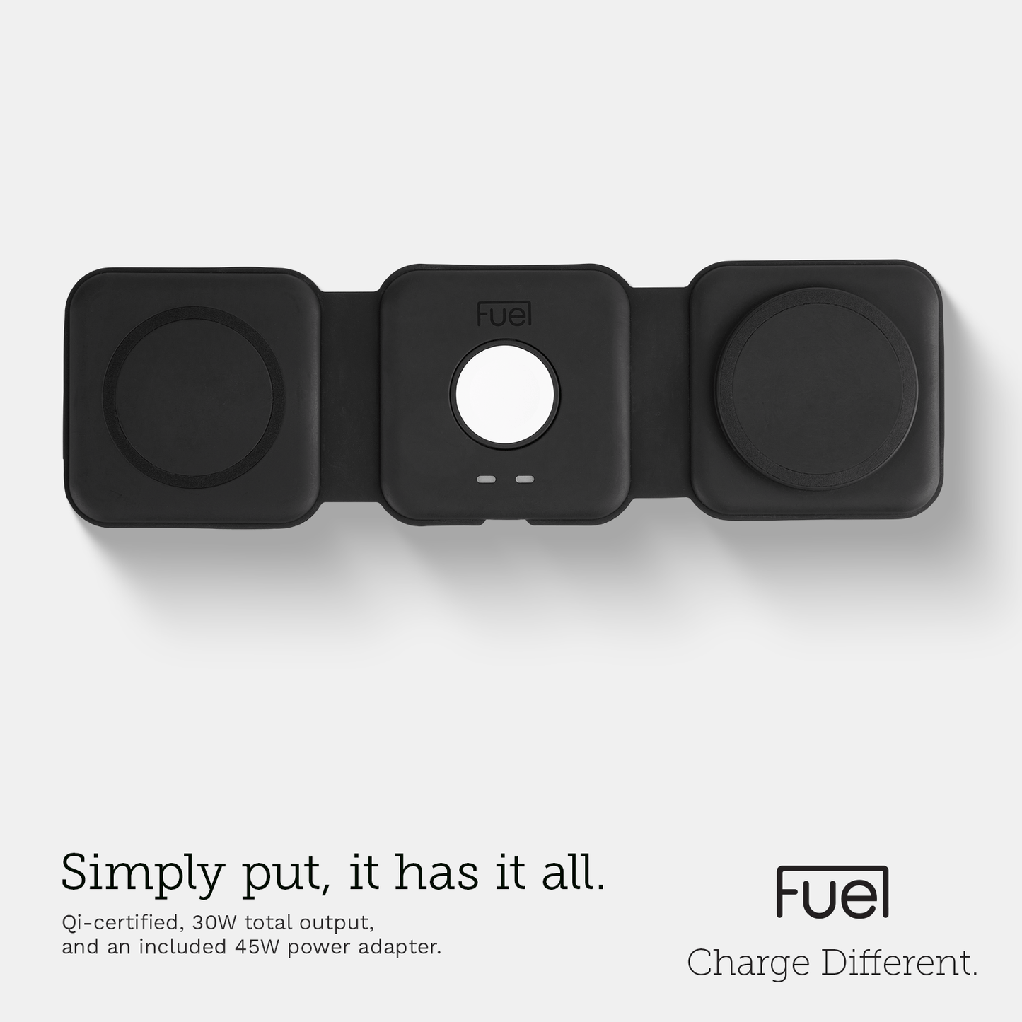 Fuel 3 in 1 Foldable MagSafe Travel Charger
