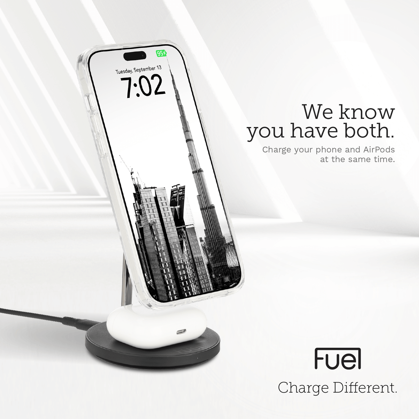 FUEL 2 in 1 MagSafe Charging Station - Wireless Charger