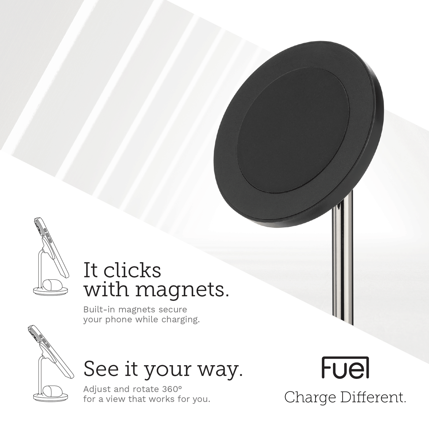 FUEL 2 in 1 MagSafe Charging Station - Wireless Charger