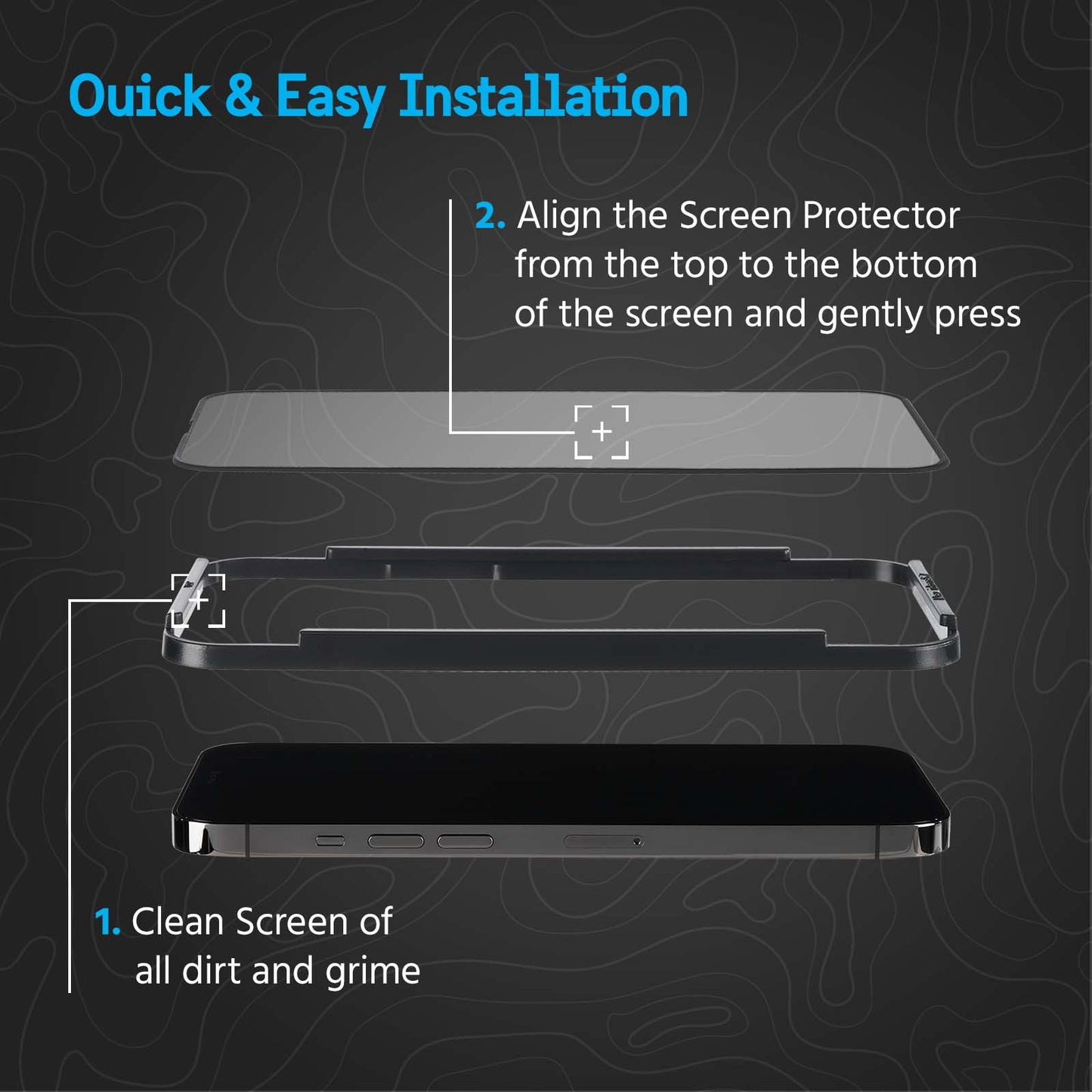 Pelican Ultra Glass Screen Protector - iPhone 14 Pro