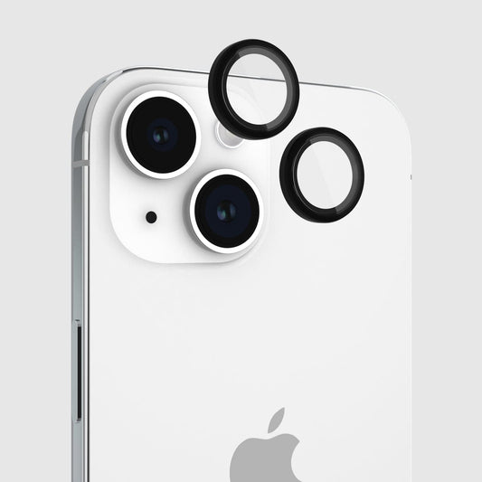 Pelican Aluminum Ring Camera Lens Protector Black - iPhone 15 / 15 Plus