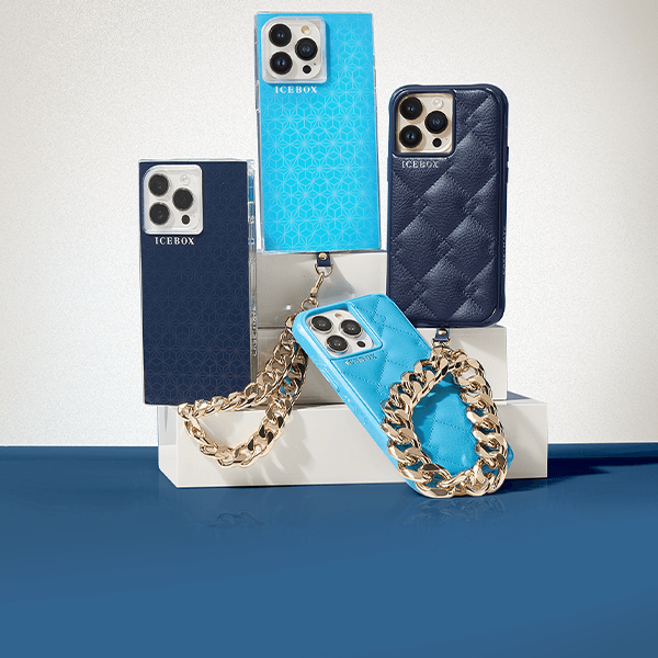 Icebox Facet Blue Gold (MagSafe) - iPhone 14 Pro