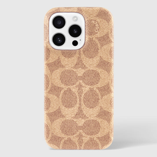 Coach Slim Wrap Signature Canvas Tan - iPhone 16 Pro