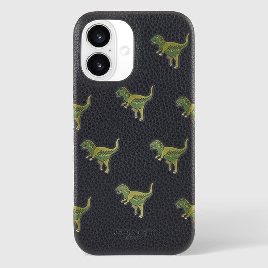 Coach Leather Slim Wrap Signature Repeat Rexy - iPhone 16