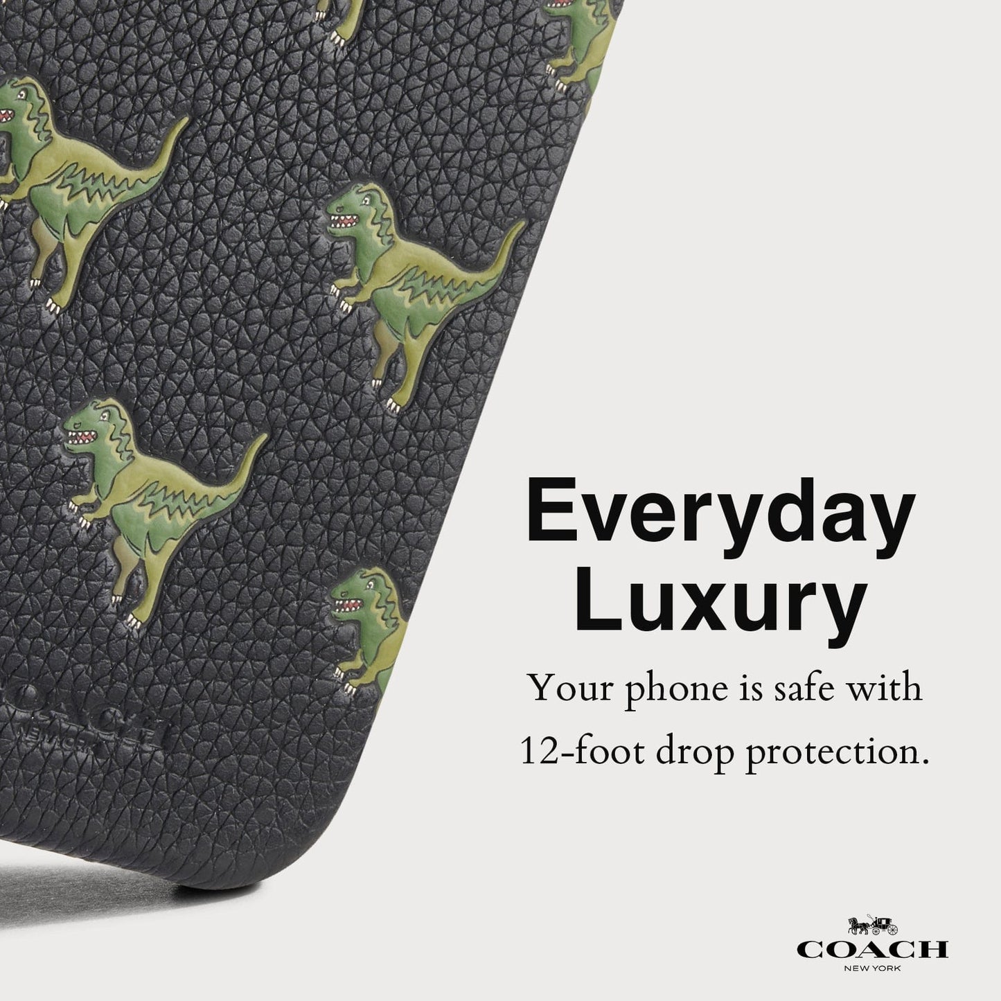 Coach Leather Slim Wrap Signature Repeat Rexy - iPhone 16