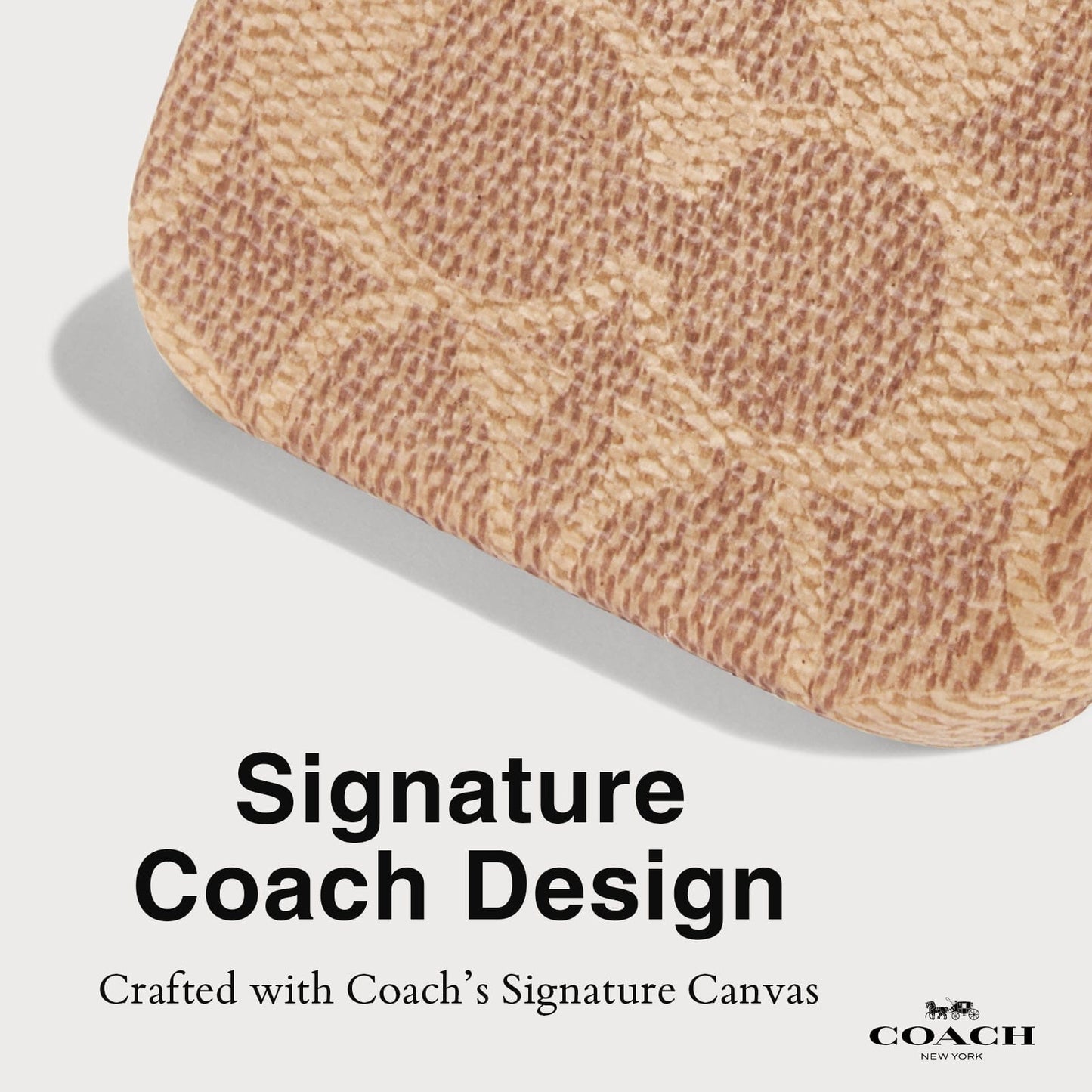 Coach Slim Wrap Signature Canvas Tan - iPhone 16 Pro Max