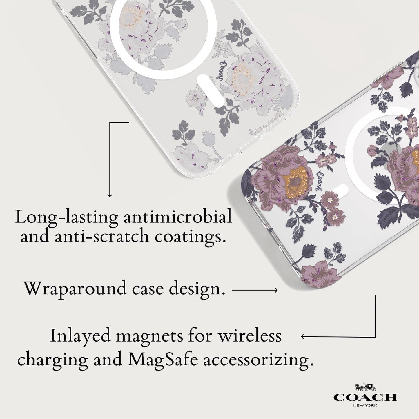 Coach Moody Floral MagSafe - iPhone 15 Pro Max