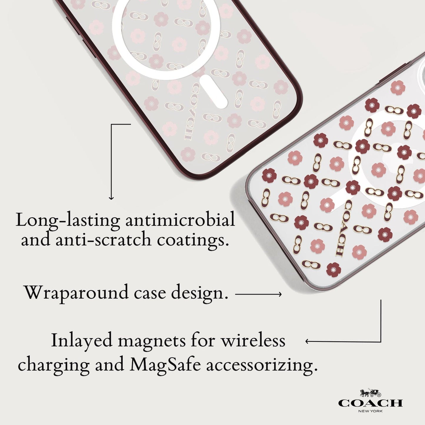 Coach Tea Rose MagSafe - iPhone 14 Pro Max