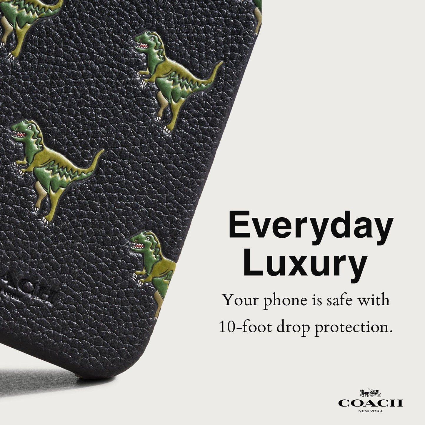 Coach Leather Slim Wrap Signature Repeat Rexy - iPhone 15 Pro