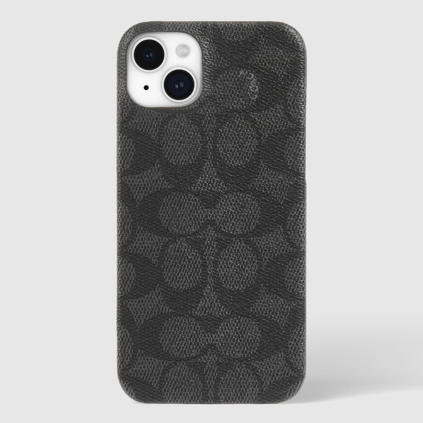 Coach Slim Wrap Signature Canvas Charcoal - iPhone 15 Plus