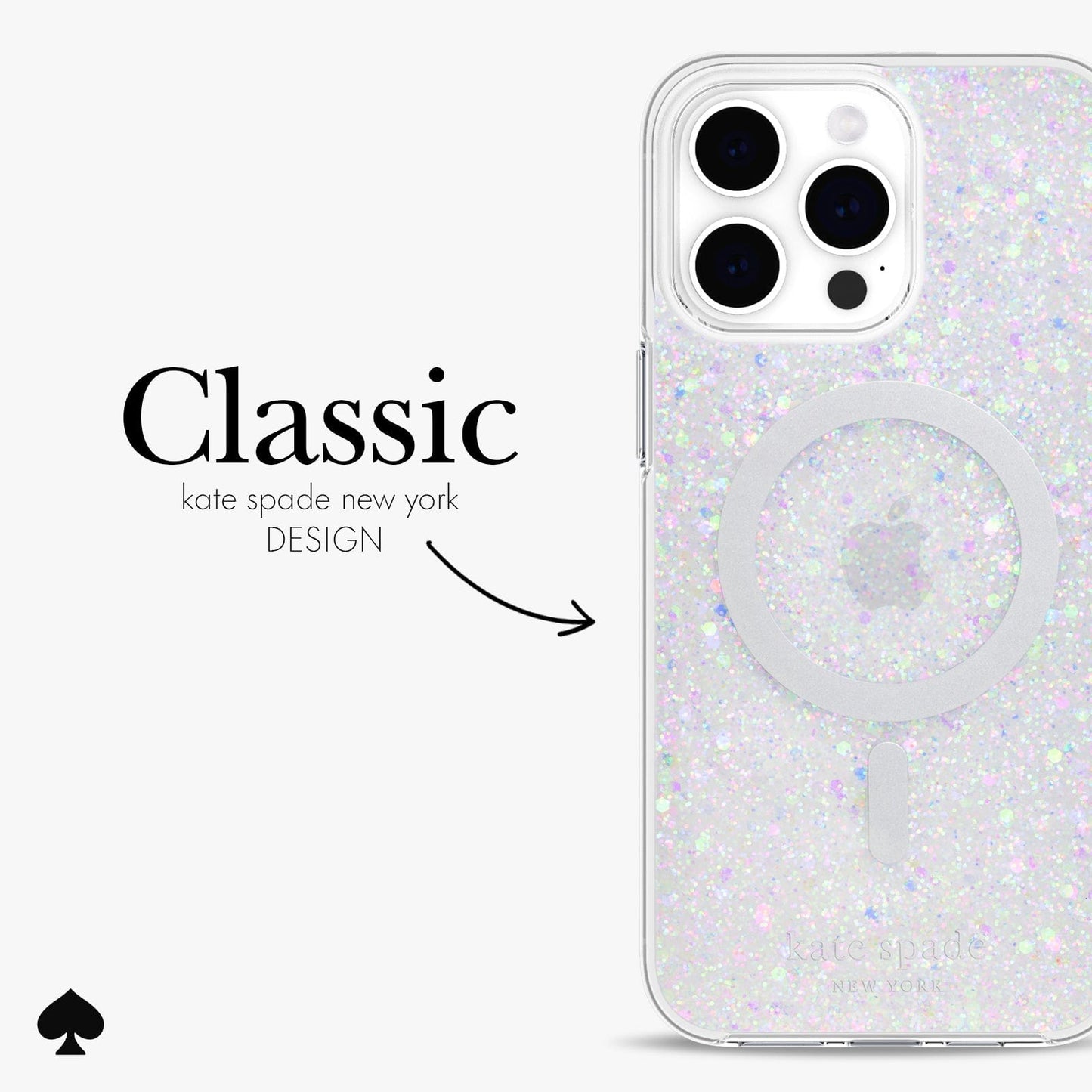 kate spade new york Chunky Glitter MagSafe - iPhone 15 Pro Max