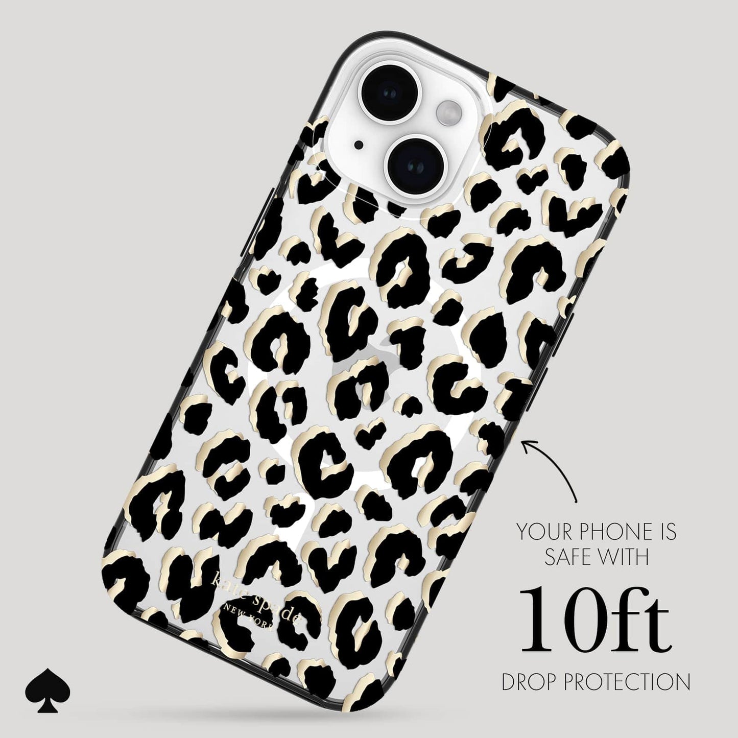 kate spade new york City Leopard MagSafe - iPhone 15 / 14 / 13