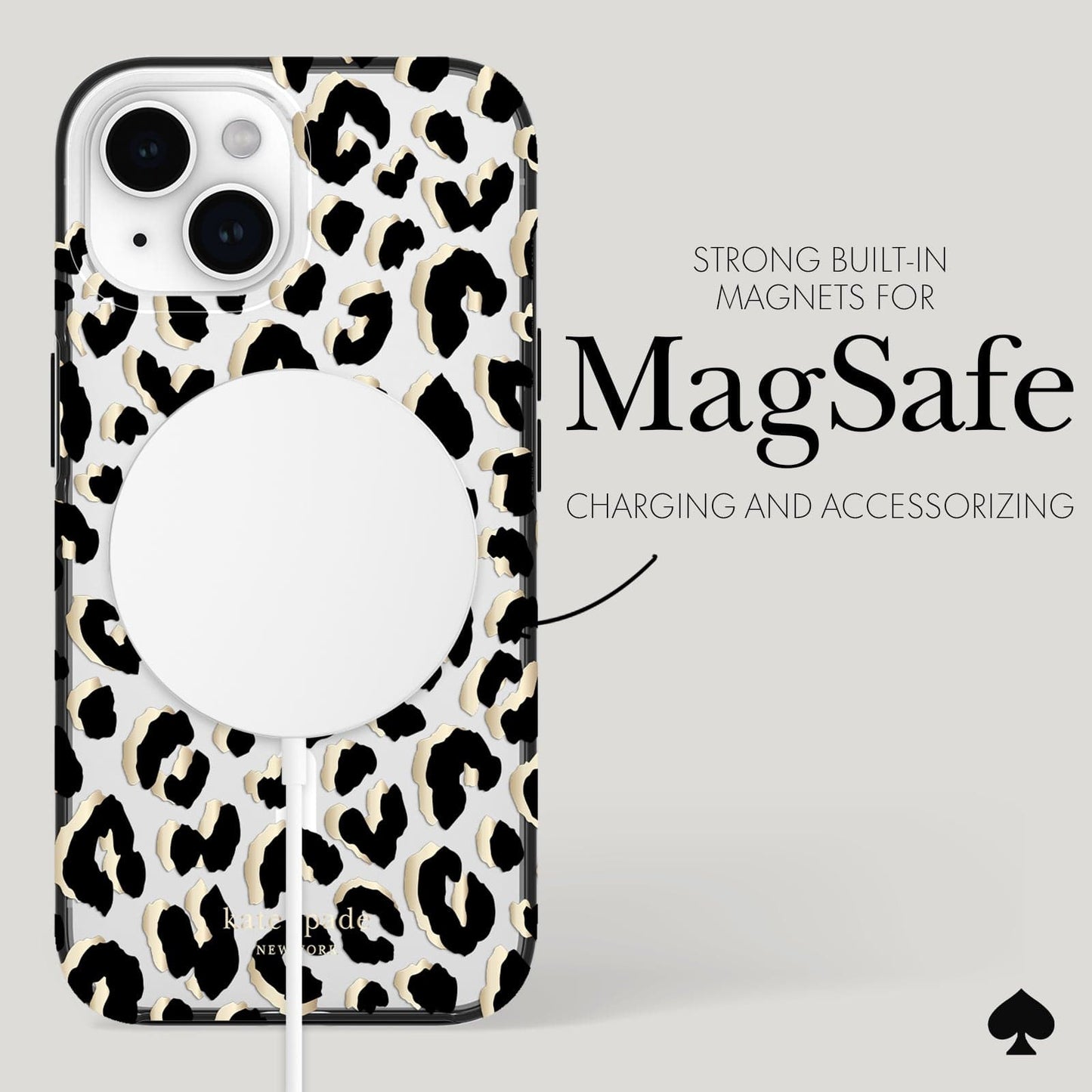 kate spade new york City Leopard MagSafe - iPhone 15 / 14 / 13