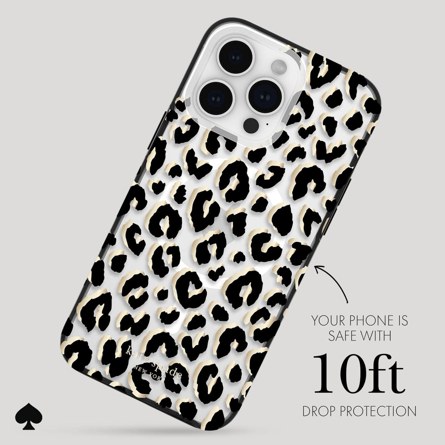 kate spade new york City Leopard MagSafe - iPhone 15 Pro Max