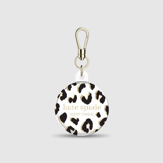 kate spade new york City Leopard AirTag Case