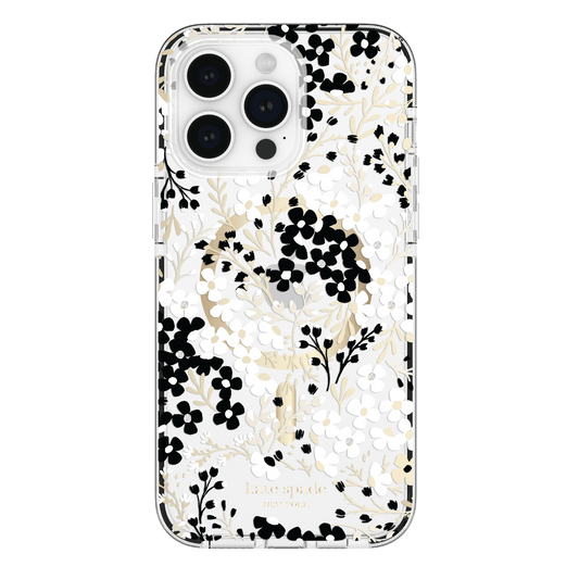 kate spade new york Multi Floral Black and White MagSafe - iPhone 14 Pro Max