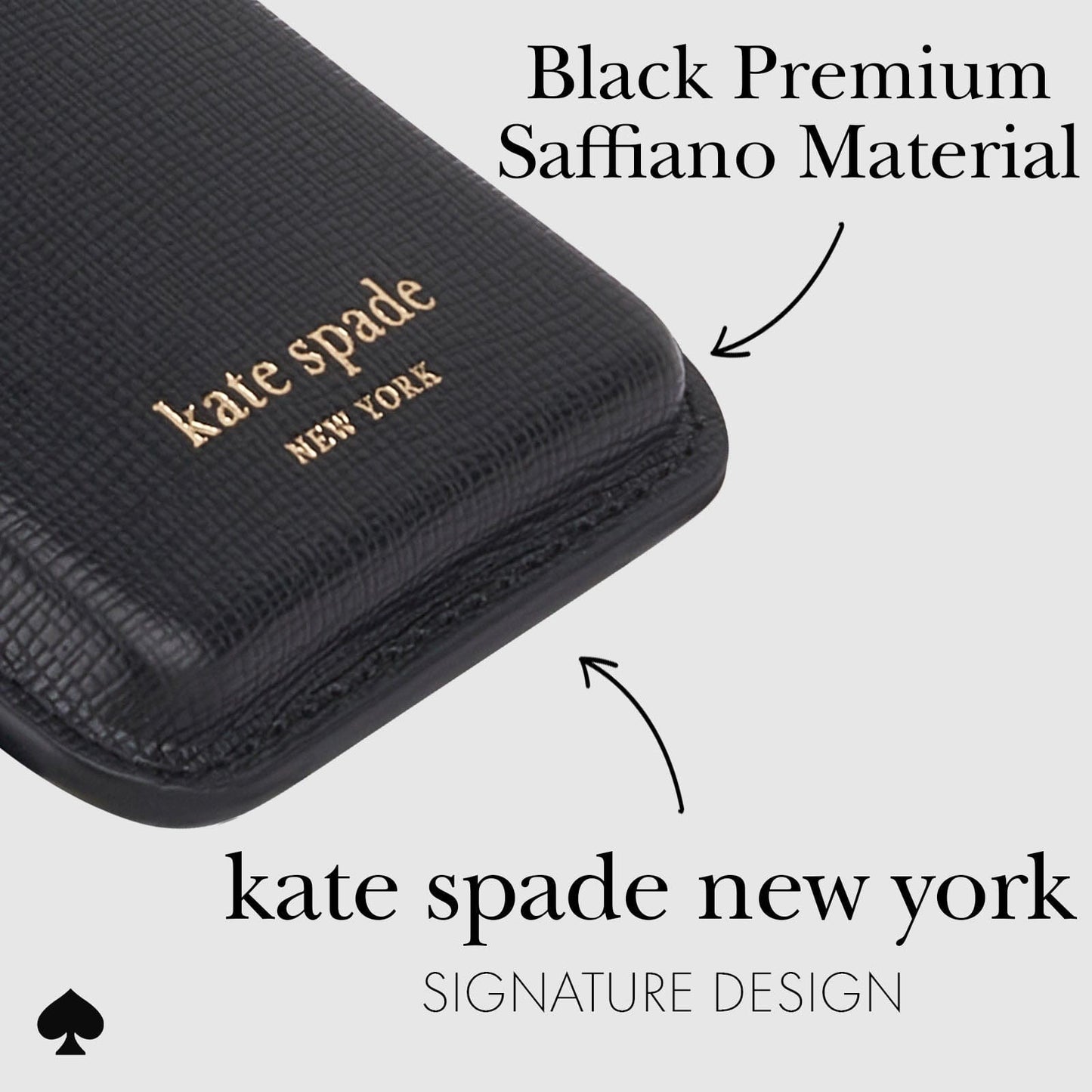 kate spade new york Black MagSafe Wallet