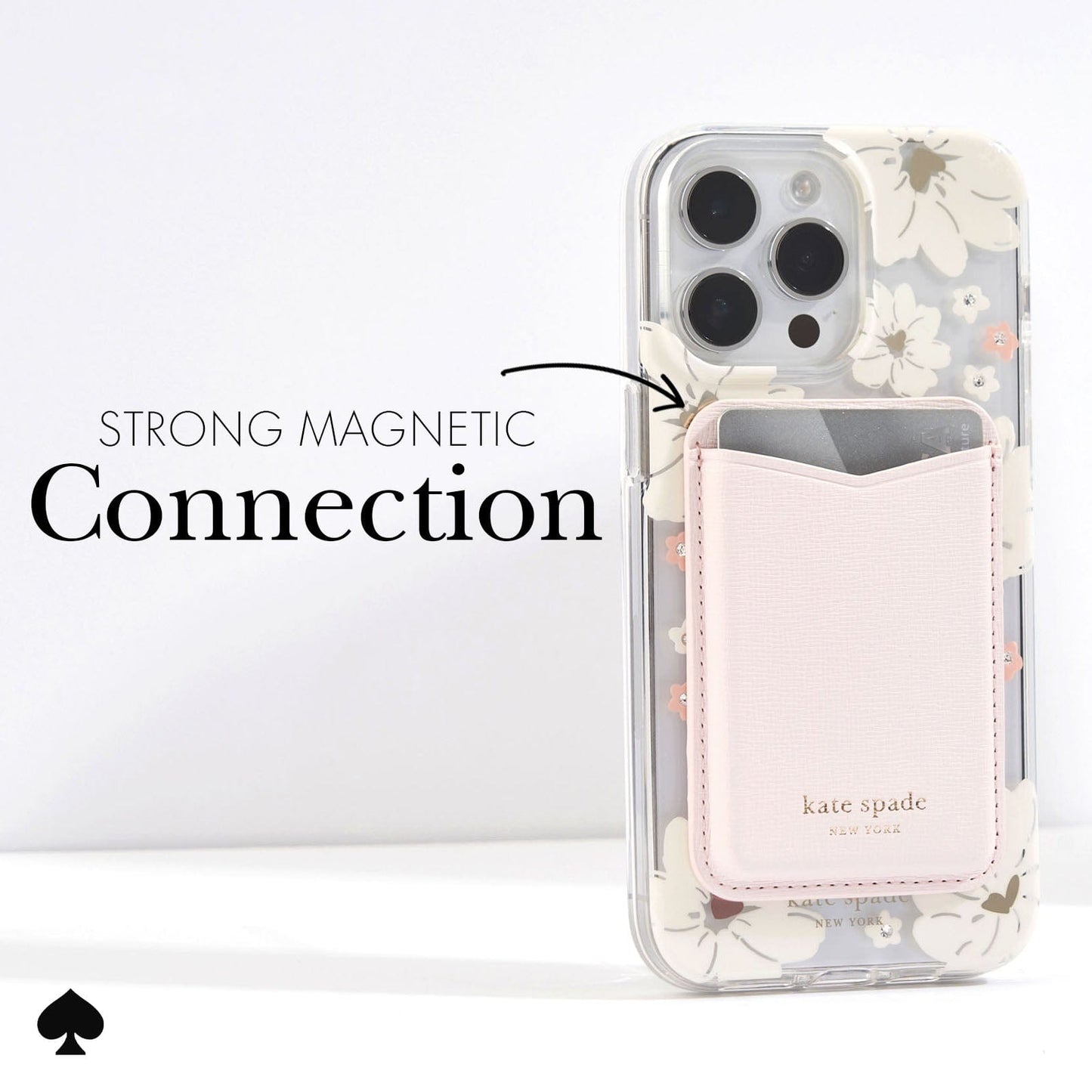kate spade new york Pale Dogwood MagSafe Wallet