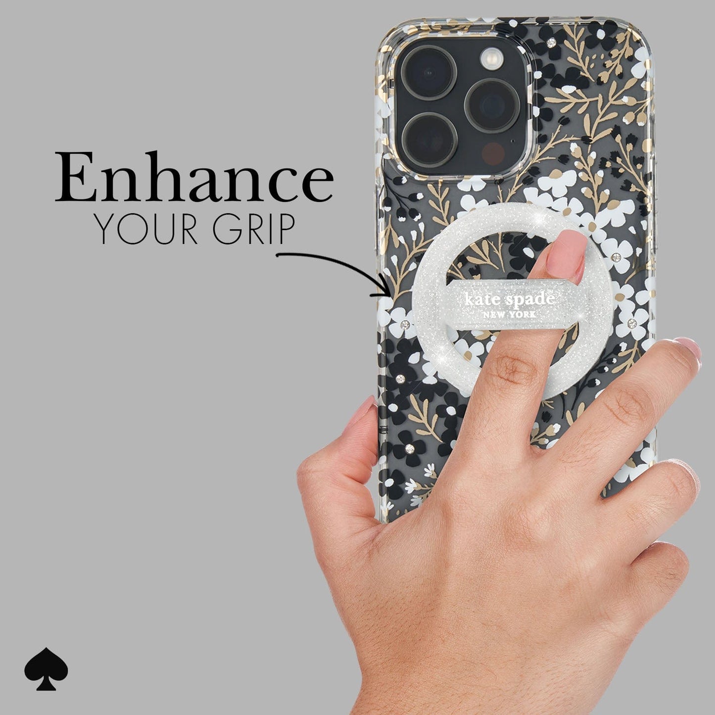 kate spade new york That Sparkle MagSafe Loop Grip