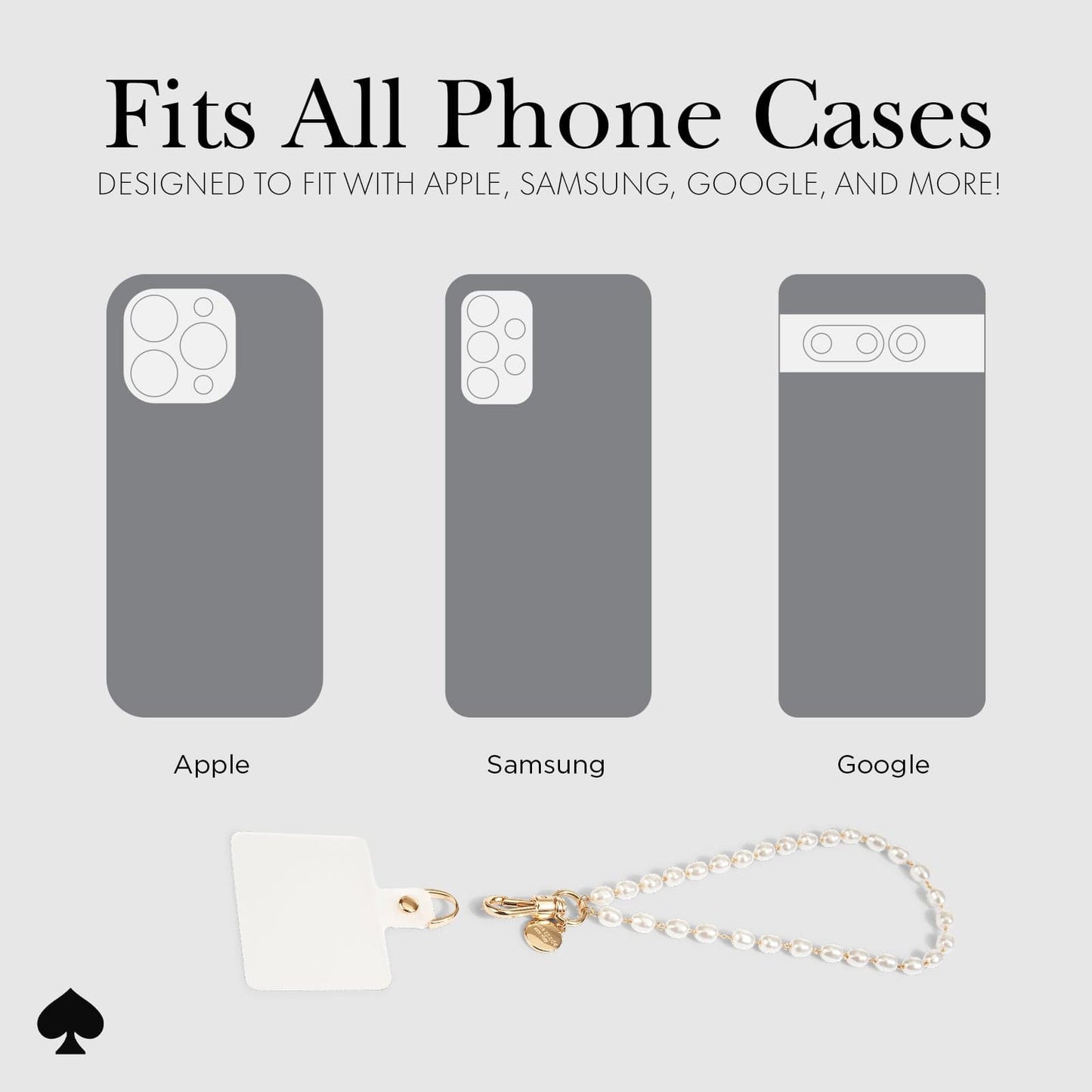 kate spade new york Sea Pearl Phone Charm