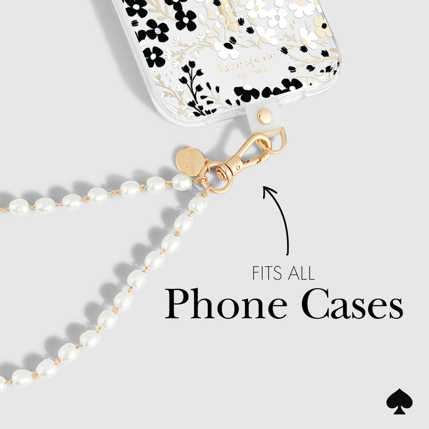 kate spade new york Sea Pearl Phone Charm